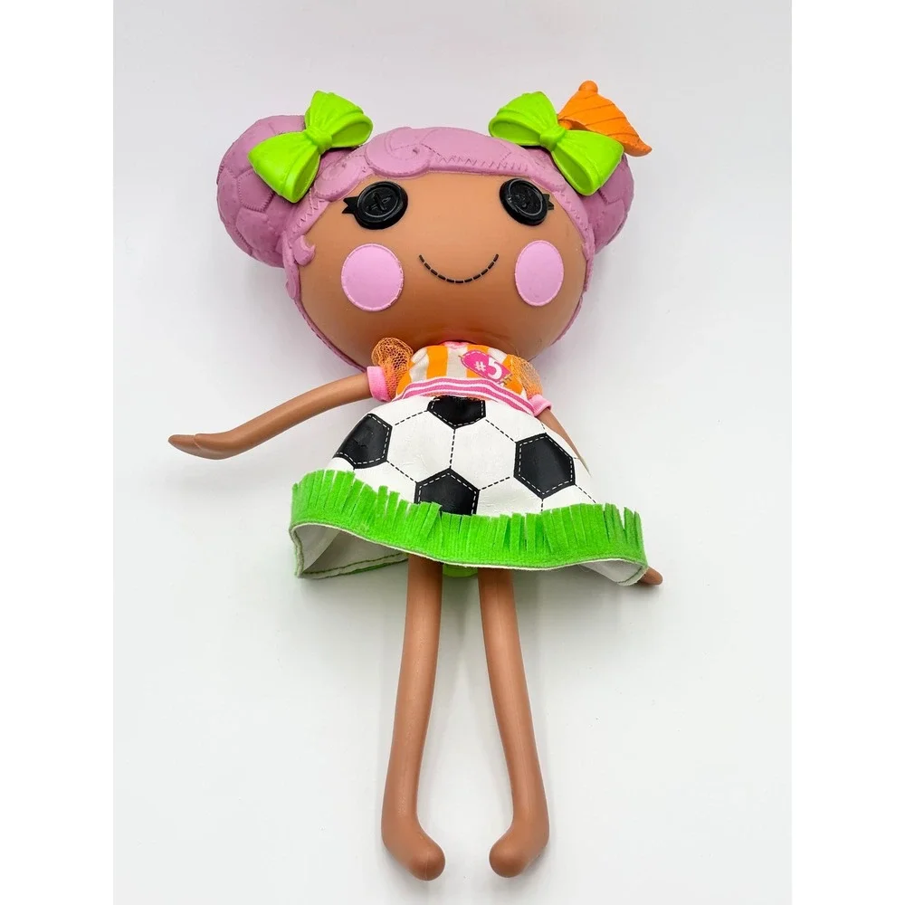 Lalaloopsy Soccer Doll Pink Hair Soccer Ball Skirt MGA Entertainment 2015 07-13